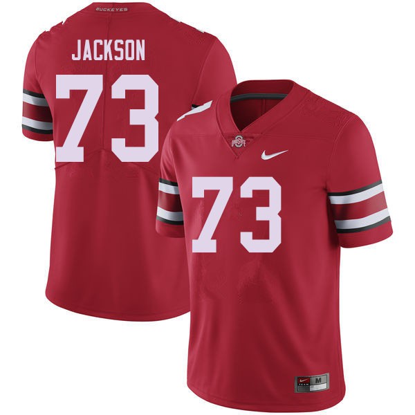 Ohio State Buckeyes #73 Jonah Jackson Men University Jersey Red